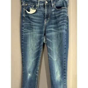 DENIZEN Levi’s  Size 10M Blue Distressed Jeans – Mid Wash, Classic Fit